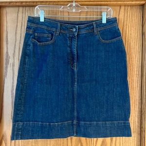 Boden denim skirt size 10L USA EUC